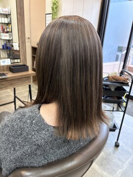 バセット バイ アルター 鎌取店(basset by aL-ter) 着物ヘア/大人ガーリー/ダークアッシュ/似合わせカット/鎌取