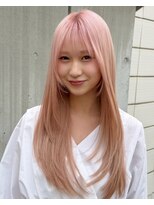 パール(PEAR+L)&nbsp;pail pink × High layer cut