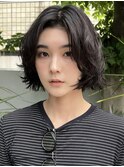 カジュアルボブパーマ