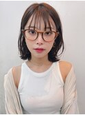 小顔似合わせカット/外ハネくびれボブ/レイヤーボブ【銀座駅】