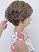 モリオフロムロンドン 原宿本店(morio from London) 【morio原宿】丸みショート ゆるふわパーマ 毛先パーマ 宮本