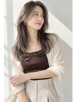 アッシュ 学芸大学店(Ash) ロング/大人女性/オリーブグレージュ/髪質改善カラー/脱白髪染め