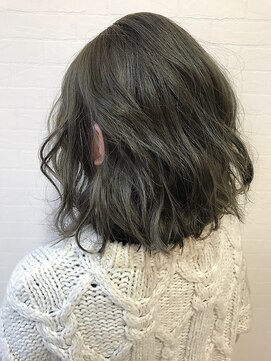 プライズ アイリス 池袋東口店(prize Iris) イルミナカラーオーシャン/グレージュボブ【池袋・池袋東口店】