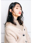 【moca HAIR DESIGN】シースルーバングのセミロング