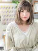 *bliss戸田公園*シースルーバング×グラデーションツヤボブa!