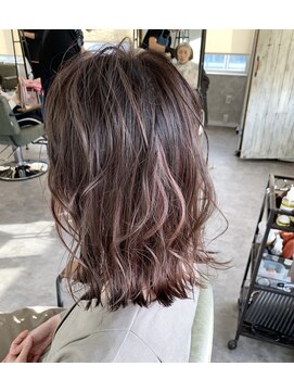 ヘアスタジオニコ(hair studio nico...) インナーカラーピンクベージュ