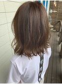 外ハネ☆アッシュグレー【熊本市東区/帯山/長嶺】#髪質改善#縮毛