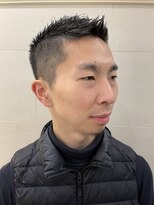 グレイスフル バーバープラチナム 六本木店(Graceful Barber platinum)&nbsp;ジェットモヒカンベリーショート