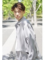 ヘアーラウンジ エゴ(Hair Lounge EGO)&nbsp;爽やかに男らしく　かき上げセンターパート