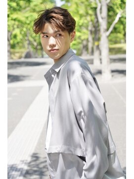 ヘアーラウンジ エゴ(Hair Lounge EGO) 爽やかに男らしく　かき上げセンターパート