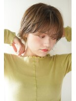 シェル 吉祥寺(shell)&nbsp;小顔ショート☆大人可愛いナチュラル前下がりショート♪ヘルシー