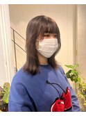 ベージュカラー×くびれヘア(お客様スタイル)