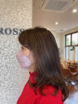 クロス(CROSS) ふんわり前髪　ポイントパーマ