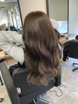 ラフ 難波店(LAFF) #黒髪#ボブルフ#ネビージュ#小顔#ワンレン