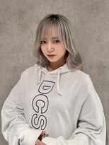 エアー 青山(AIR) くびれミディアムヘア/デザインカラー/インナー/10代20代30代