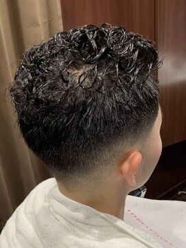 ヒロギンザバーバーショップ 大宮店(HIRO GINZA BARBER SHOP) オールバックスキンフェード/大宮/メンズカット/バーバー
