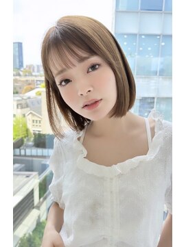 レミエ ダイカンヤマ(lemiie) ヘルシーボブ サラッとした顎ラインボブ