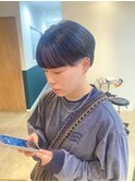 すっきりマッシュ×前髪インナー　stylist中村