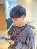 ヘアーブレイス(hair brace) すっきりマッシュ×前髪インナー　stylist中村