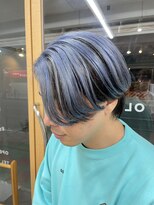 オリビアヘアー(OLIVIA HAIR) アンブレラカラーアイスブルーver