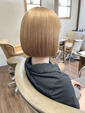 メゾン ノエラ(Maison Noella) 【田中】ボブ×ブリーチ×髪質改善ストレート