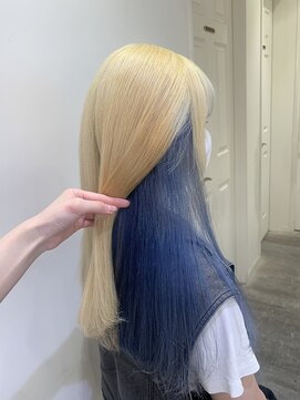 コル(CoL) 抜きっぱなしブロンドとブルーインナー