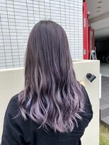 リルー(LiLou)&nbsp;ラベンダーカラーが映える☆エアタッチバレイヤージュ♪