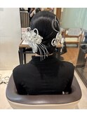 和装シニヨン