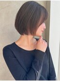 似合わせ ショート ボブ 30代 40代 小顔 新宿 ひし形 前上がり