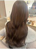 透明感モカグレージュ