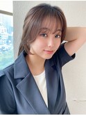 【OPEN】小顔前髪あり後れ毛サイドバングメルティカラー
