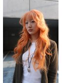 ペールオレンジロングヘア