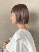 簡単スタイリング伸ばしかけヘア小顔ヘアブリーチなしカラー