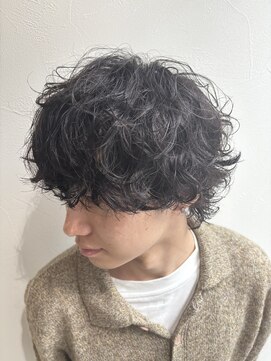 グラフ 立川(Graph.) シャドウパーママッシュ無造作パーマメンズカット