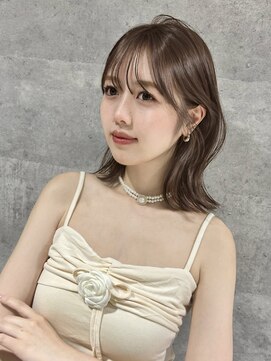 グロー 大宮(GLROW) 前髪顔まわりボブレイヤーボブ顔まわり縮毛矯正haruhi