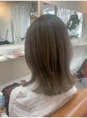白髪ぼかしハイライト