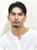 大人ウェットオールバック