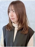 池袋 レイヤーカット 顔周りレイヤー ミディアムレイヤー ロブ