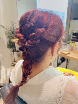 アンピット(Un pitto) 編みアレンジ♪