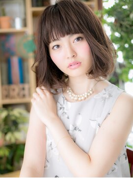 カバーヘア ブリス 大宮西口(COVER HAIR bliss) フレンチカジュアルくせ毛風小顔抜け感ボブc7大宮20代30代40代