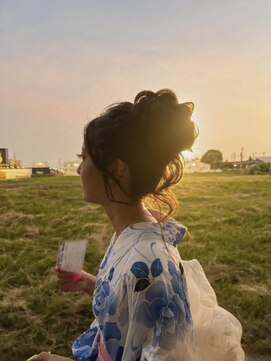 ブランシスヘアー(Bulansis Hair) 夏のヘアセットと着付け♪♪