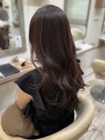 シーループユナイテッドアトリエ(C-LOOP UNITED ATELIER)&nbsp;白髪ぼかし/ハイライト/コテ巻き/レイヤー/ラベンダ/ブラウン