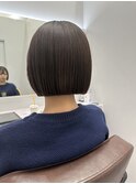 ボブ切りっぱなしボブ