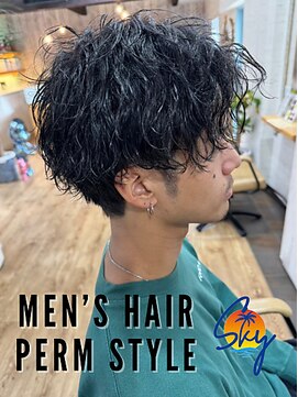 スカイ(SKY) ツイスパ/波巻き/眉毛/バーバー/ニュアンスパーマ/ブリーチ