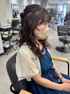ゼスト 八王子店(ZEST) 編み目が可愛いハーフアップヘアアレンジ！美由紀#八王子
