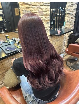 ブリーチあり☆ピンクバイオレット