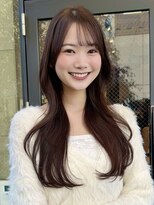 グランド(GRAND)&nbsp;セミロング30代40代ストレートレイヤー前髪なし前髪あり表参道