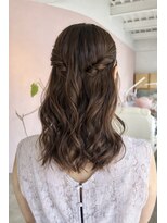 ココカラヘア 星ヶ丘店(KOKOKARA HAIR)&nbsp;ねじりハーフアップ