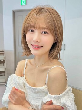 サンド クリア 横浜本店(sand clear) 韓国風大人ボブ / 小顔バング