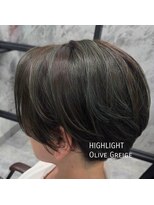 グランヘアー 豊岡店(GRAN HAIR) 【ハイライト】大人のハンサムショート